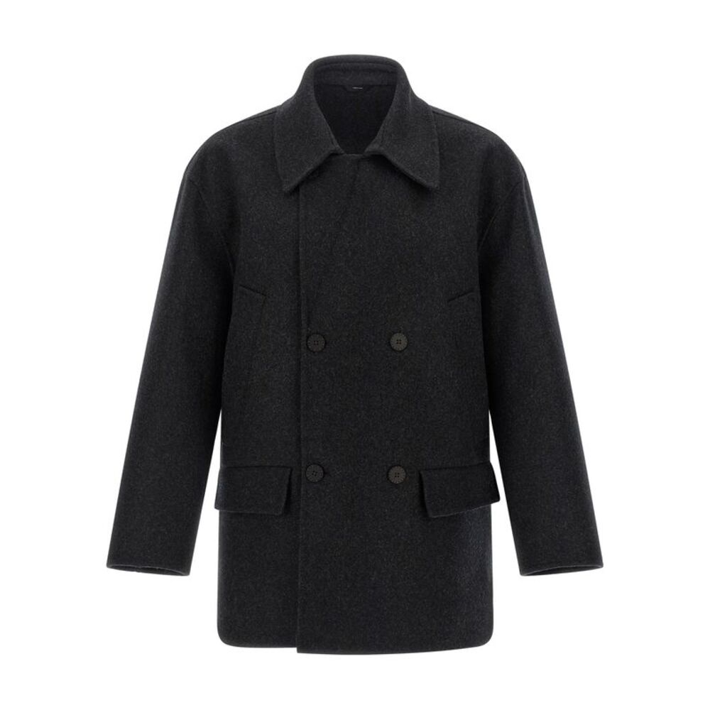 Fendi Men Felt Wool Coat